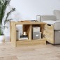 vidaXL Mesa de centro madera contrachapada roble Sonoma 50x50x36 cm vidaXL Mesa de centro madera contrachapada roble Sonoma 50x50x36 cm