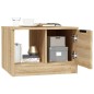 vidaXL Mesa de centro madera contrachapada roble Sonoma 50x50x36 cm vidaXL Mesa de centro madera contrachapada roble Sonoma 50x50x36 cm