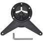 vidaXL Patas de mesa ajustables en 4 alturas negro 870 mm vidaXL Patas de mesa ajustables en 4 alturas negro 870 mm