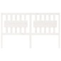 vidaXL Cabecero de cama madera maciza de pino blanco 165,5x4x100 cm