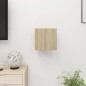 vidaXL Mueble de salón de pared roble Sonoma 30,5x30x30 cm
