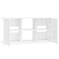 vidaXL Soporte de acuario madera ingeniería blanco brillo 121x41x58 cm vidaXL Soporte de acuario madera ingeniería blanco brillo 121x41x58 cm