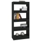 vidaXL Estantería/divisor madera contrachapada negro 60x30x135 cm vidaXL Estantería/divisor madera contrachapada negro 60x30x135 cm