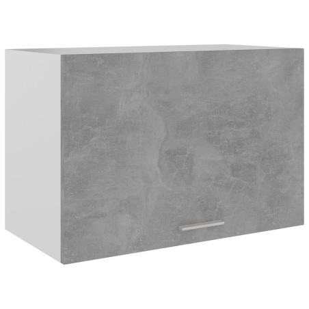 vidaXL Armario colgante contrachapada gris hormigón 60x31x40 cm