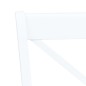 vidaXL Sillas de comedor 2 unidades madera maciza de caucho blanco vidaXL Sillas de comedor 2 unidades madera maciza de caucho blanco