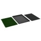 vidaXL Inodoros mascotas con bandeja césped artificial 2 uds 76x51x3cm vidaXL Inodoros mascotas con bandeja césped artificial 2 uds 76x51x3cm