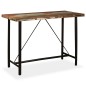 vidaXL Mesa alta de bar de madera maciza reciclada 150x70x107 cm vidaXL Mesa alta de bar de madera maciza reciclada 150x70x107 cm