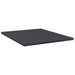 vidaXL Estantes para estantería 8 uds contrachapada gris 40x30x1,5 cm