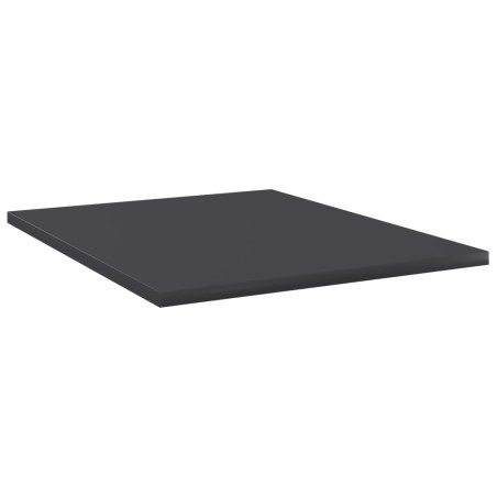 vidaXL Estantes para estantería 8 uds contrachapada gris 40x30x1,5 cm