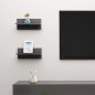 vidaXL Estantes de pared 2 uds madera contrachapada gris 40x11,5x18 cm vidaXL Estantes de pared 2 uds madera contrachapada gris 40x11,5x18 cm