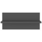 vidaXL Estantes de pared 2 uds madera contrachapada gris 40x11,5x18 cm vidaXL Estantes de pared 2 uds madera contrachapada gris 40x11,5x18 cm