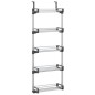 vidaXL Organizador de puerta con 5 estantes aluminio 52x20x135 cm vidaXL Organizador de puerta con 5 estantes aluminio 52x20x135 cm
