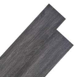 vidaXL Lamas de suelo no autoadhesivas PVC negro y blanco 5,26 m² 2 mm