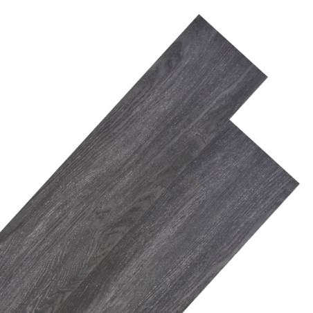 vidaXL Lamas de suelo no autoadhesivas PVC negro y blanco 5,26 m² 2 mm