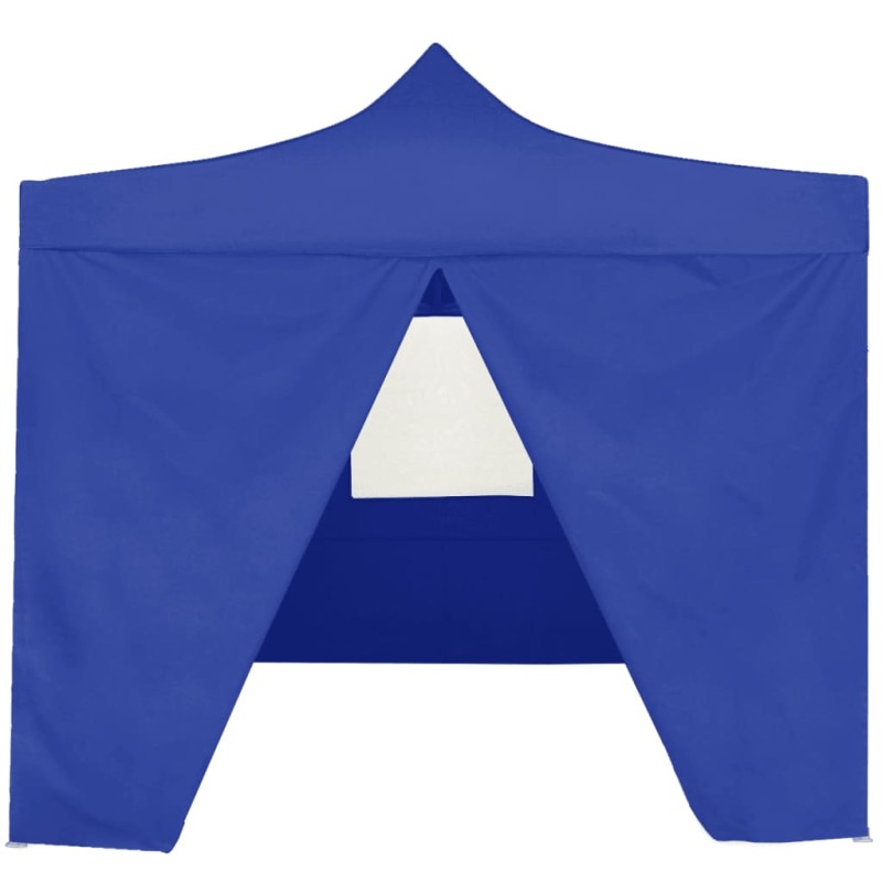 vidaXL Carpa plegable profesional con 4 paredes acero azul 2x2 m vidaXL Carpa plegable profesional con 4 paredes acero azul 2x2 m