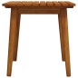 vidaXL Juego de bistró 3 piezas madera maciza de acacia