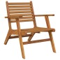 vidaXL Juego de bistró 3 piezas madera maciza de acacia
