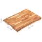vidaXL Tabla de cortar de madera maciza de acacia 50x35x4 cm 