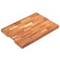 vidaXL Tabla de cortar de madera maciza de acacia 50x35x4 cm 