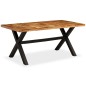 vidaXL Mesa de comedor de madera maciza de acacia y mango 180x90x76 cm vidaXL Mesa de comedor de madera maciza de acacia y mango 180x90x76 cm