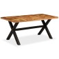 vidaXL Mesa de comedor de madera maciza de acacia y mango 180x90x76 cm vidaXL Mesa de comedor de madera maciza de acacia y mango 180x90x76 cm