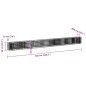 vidaXL Arriate de gaviones de hierro galvanizado 610x50x50 cm vidaXL Arriate de gaviones de hierro galvanizado 610x50x50 cm