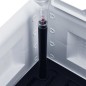 vidaXL Arriate con enrejado y sistema de riego automático blanco