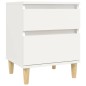 vidaXL Mesita de noche color blanco 40x35x50 cm vidaXL Mesita de noche color blanco 40x35x50 cm