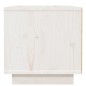 vidaXL Mesita de noche madera maciza de pino blanco 40x34x35 cm