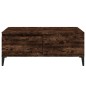 vidaXL Mesa de centro madera contrachapada roble ahumado 90x50x36,5 cm vidaXL Mesa de centro madera contrachapada roble ahumado 90x50x36,5 cm