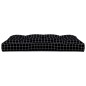 vidaXL Cojín para palés tela a cuadros negro 120x80x12 cm vidaXL Cojín para palés tela a cuadros negro 120x80x12 cm