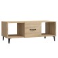 vidaXL Mesa de centro madera contrachapada roble sonoma 102x50x40 cm vidaXL Mesa de centro madera contrachapada roble sonoma 102x50x40 cm