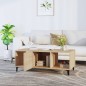 vidaXL Mesa de centro madera contrachapada roble sonoma 102x50x40 cm vidaXL Mesa de centro madera contrachapada roble sonoma 102x50x40 cm