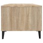 vidaXL Mesa de centro madera contrachapada roble sonoma 102x50x40 cm vidaXL Mesa de centro madera contrachapada roble sonoma 102x50x40 cm