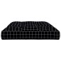 vidaXL Cojín para palés tela a cuadros negro 120x80x12 cm vidaXL Cojín para palés tela a cuadros negro 120x80x12 cm