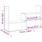 vidaXL Soporte para monitor madera maciza pino blanco (39-72)x17x43 cm vidaXL Soporte para monitor madera maciza pino blanco (39-72)x17x43 cm