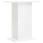 vidaXL Soporte acuario madera ingeniería blanco brillo 60,5x36x72,5 cm vidaXL Soporte acuario madera ingeniería blanco brillo 60,5x36x72,5 cm