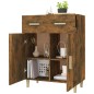 vidaXL Aparador madera contrachapada roble ahumado 69,5x34x89 cm vidaXL Aparador madera contrachapada roble ahumado 69,5x34x89 cm