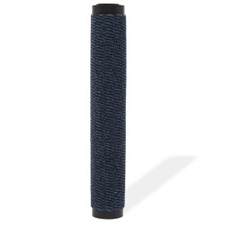 vidaXL Alfombra de entrada rectangular de nudo 60x90 cm azul