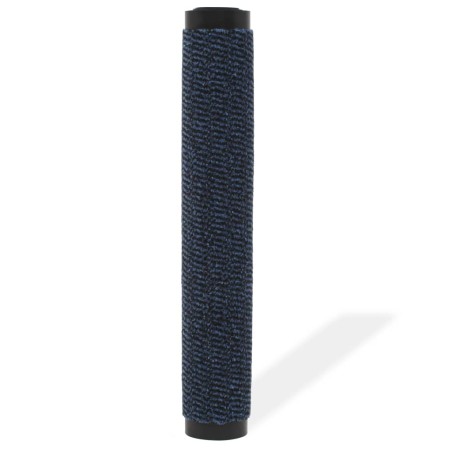 vidaXL Alfombra de entrada rectangular de nudo 60x90 cm azul