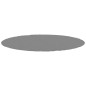 vidaXL Tapiz de suelo piscina geotextil de poliéster gris claro Ø244cm vidaXL Tapiz de suelo piscina geotextil de poliéster gris claro Ø244cm
