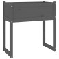 vidaXL Jardinera de madera maciza de pino gris 78x40x81 cm vidaXL Jardinera de madera maciza de pino gris 78x40x81 cm