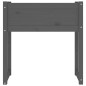 vidaXL Jardinera de madera maciza de pino gris 78x40x81 cm vidaXL Jardinera de madera maciza de pino gris 78x40x81 cm