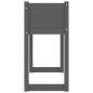 vidaXL Jardinera de madera maciza de pino gris 78x40x81 cm vidaXL Jardinera de madera maciza de pino gris 78x40x81 cm