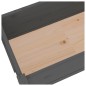 vidaXL Jardinera de madera maciza de pino gris 78x40x81 cm vidaXL Jardinera de madera maciza de pino gris 78x40x81 cm