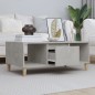 vidaXL Mesa de centro madera contrachapada gris hormigón 90x50x36,5 cm vidaXL Mesa de centro madera contrachapada gris hormigón 90x50x36,5 cm