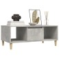 vidaXL Mesa de centro madera contrachapada gris hormigón 90x50x36,5 cm vidaXL Mesa de centro madera contrachapada gris hormigón 90x50x36,5 cm