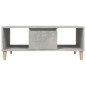 vidaXL Mesa de centro madera contrachapada gris hormigón 90x50x36,5 cm vidaXL Mesa de centro madera contrachapada gris hormigón 90x50x36,5 cm