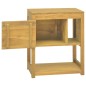 vidaXL Armario de baño madera maciza de teca 60x40x75 cm