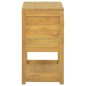 vidaXL Armario de baño madera maciza de teca 60x40x75 cm